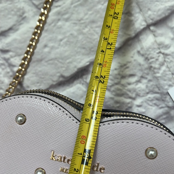 Kate spade heart crossbody lilac moon purple pearls - Picture 9 of 12